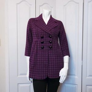 Mac & Jac Women Size S Double Breasted Coat Flare